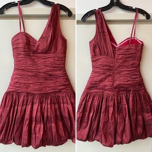 Gorgeous Red/Bordeaux Cocktail Dress BCBG MAXAZRIA